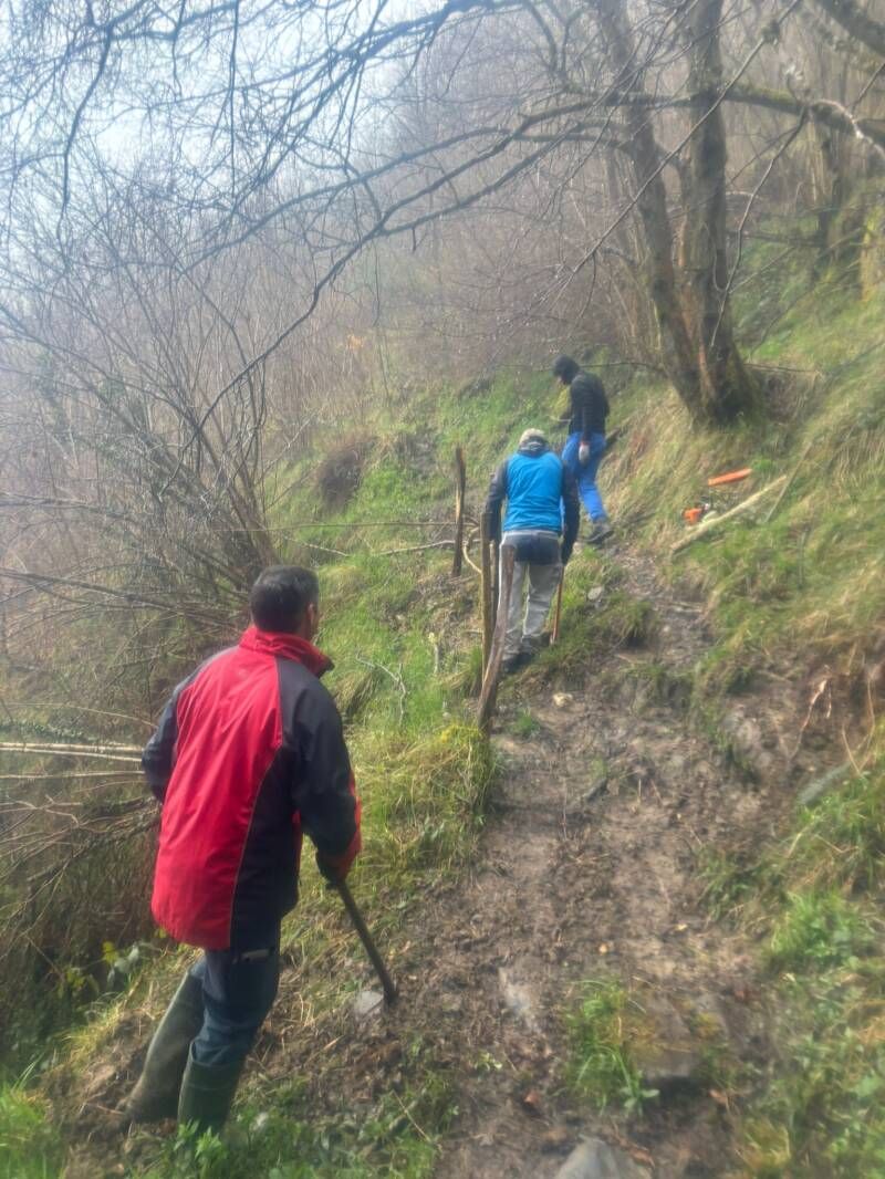 Trabajos de mantenimiento del recorrido 3